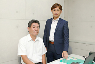 フォアマインズ:木村社長(左)