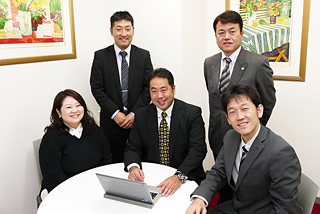 NIS:金子社長(中央)