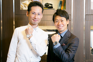ケンテックスジャパン:橋本社長(右)
