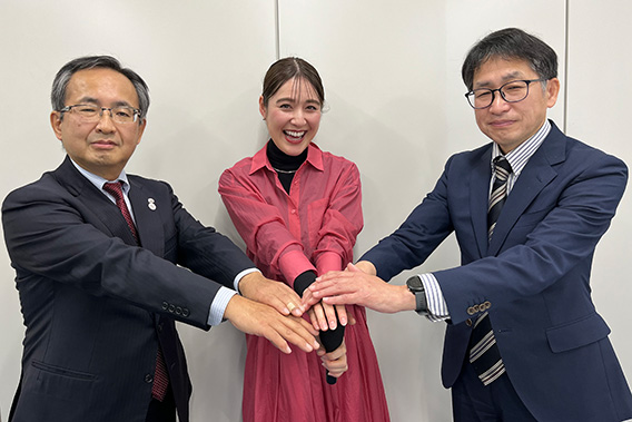 放送終了後の集合写真