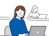働きながら大学にも通い、教養を身に付けます。
