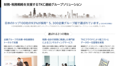 連結グループソリューションパンフレットサンプル
