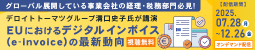 EUにおけるデジタルインボイス（e-invoice）の最新動向