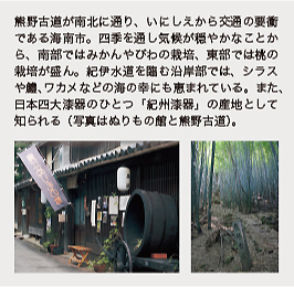 ぬりもの館と熊野古道