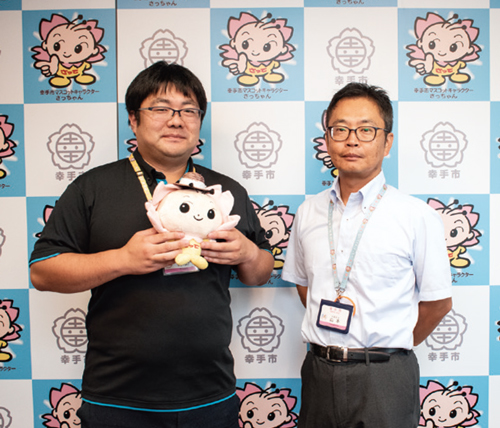 左から長野主査、山本課長