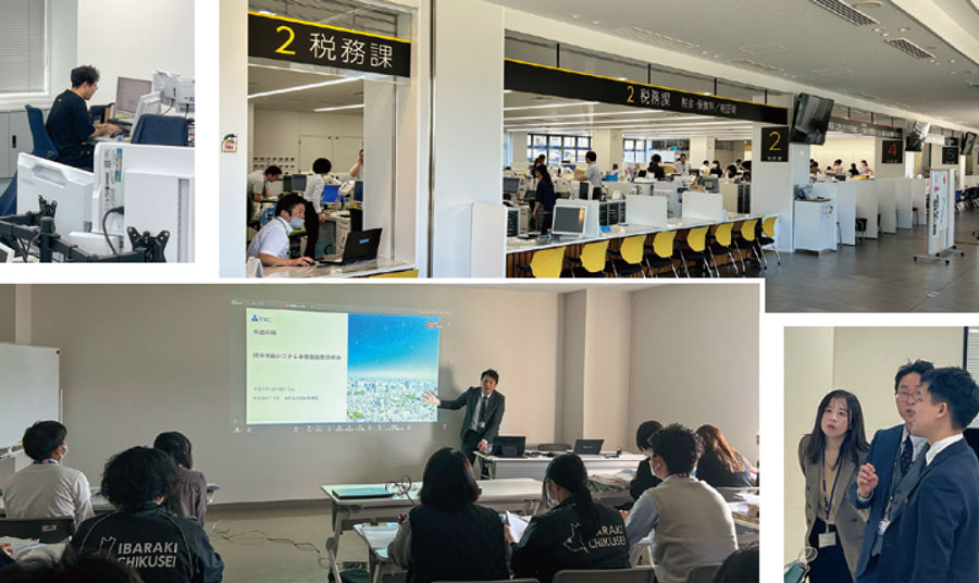 お客さまに協力して、研修や運用後の動作確認など多くの社員が支援にあたった