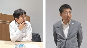 中込祐介会員、岡野会長