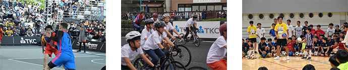 各種スポーツイベントへの協賛