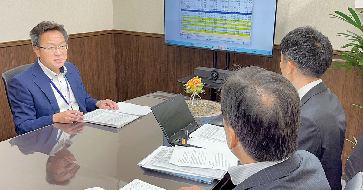 十八親和銀行が同席した業績検討会