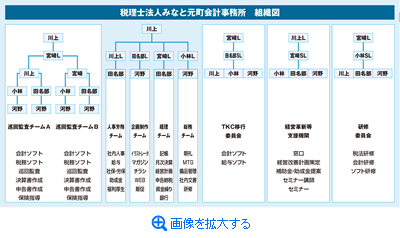 税理士法人みなと元町会計事務所　組織図