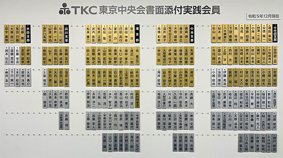 書面添付実践会員ボード