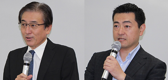 鈴木信二会長と分銅雅一研修所長